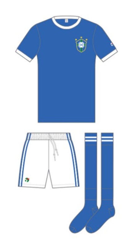 Brazil 1981 Away Kit
