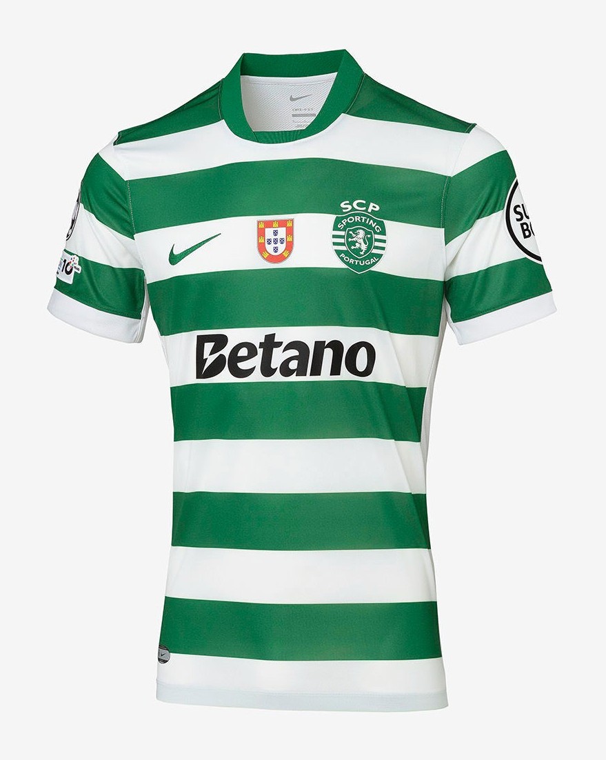 Sporting CP 2025-26 Champions League Home Kit