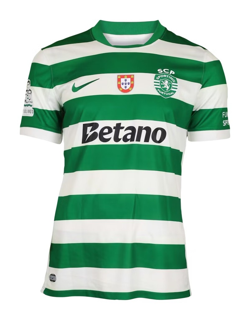 Sporting CP 2025-26 Troféu Cinco Violinos Home Kit