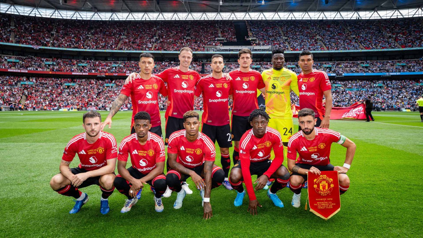 Manchester United 2024-25 Community Shield Kit