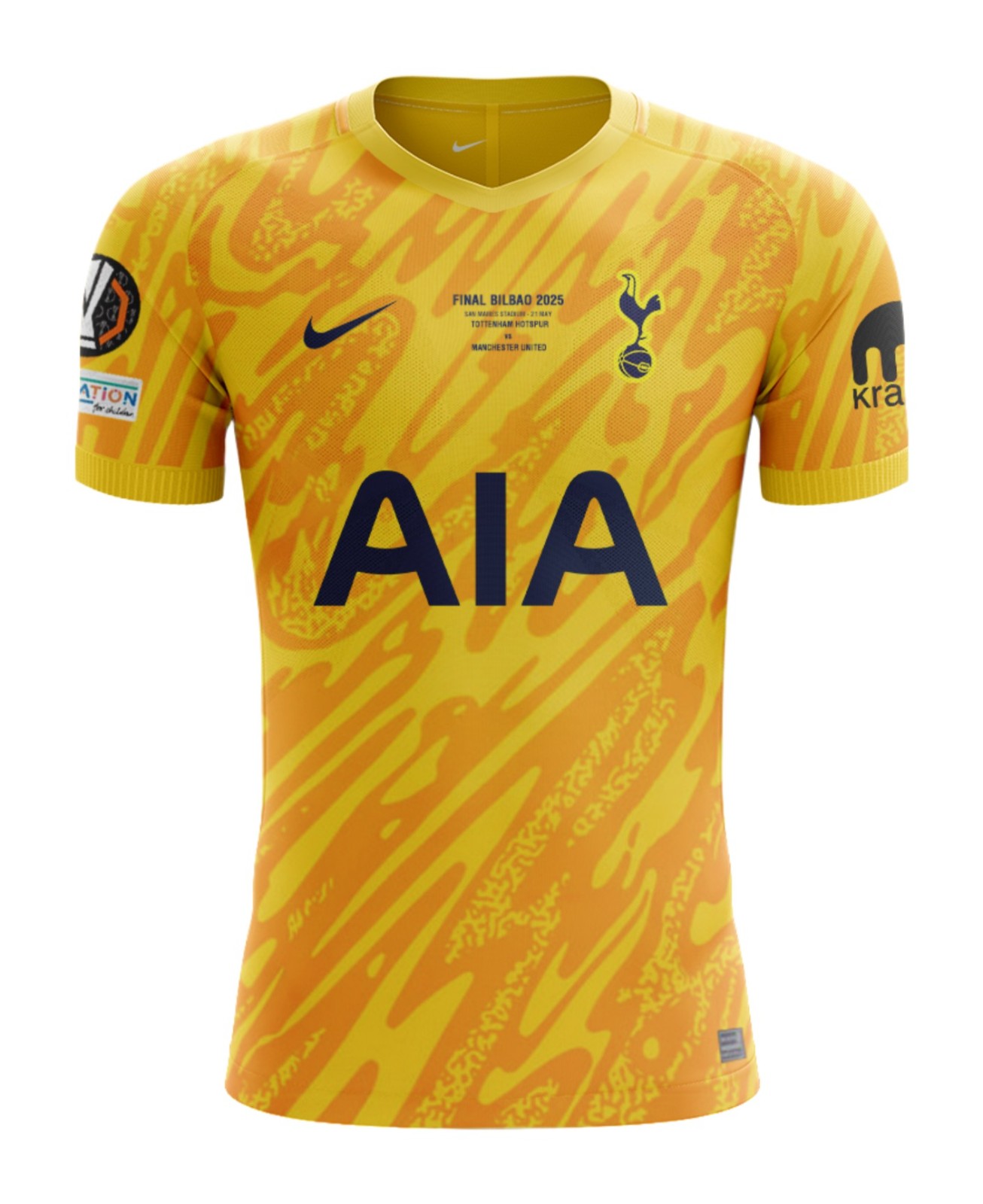 Tottenham Hotspur 2024-25 GK Europa League Final Kit