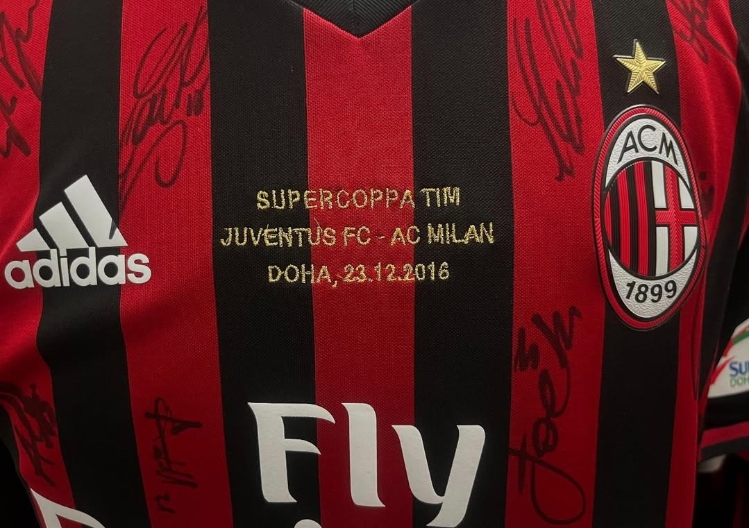 AC Milan 2016-17 Supercoppa Italiana Final Kit