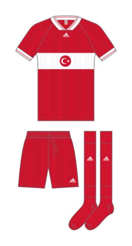 Turkey 1992 Away Kit