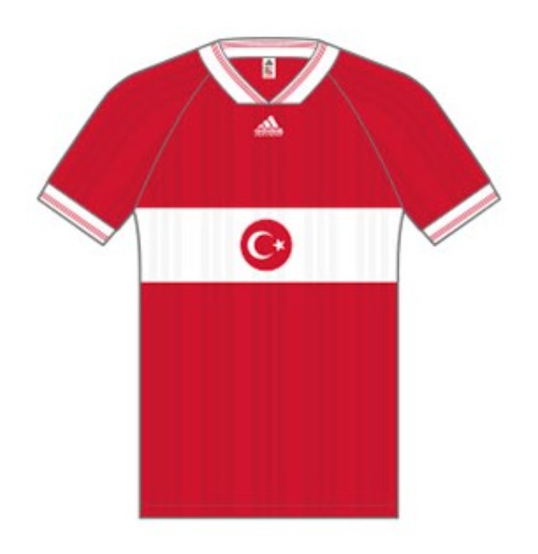 Turkey 1992 Away Kit