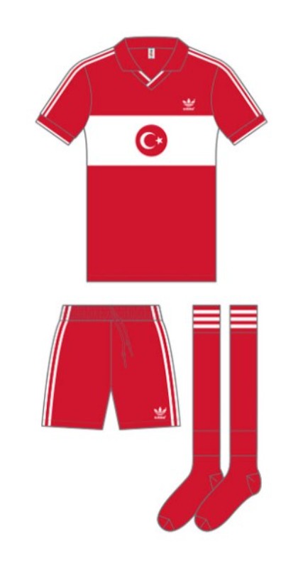 Turkey 1990 Away Kit