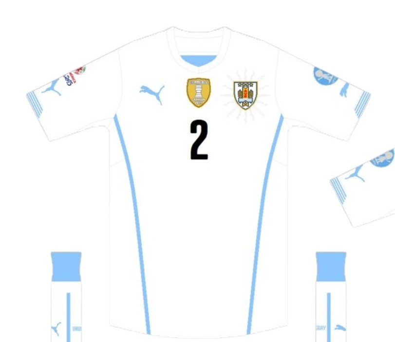Uruguay 2015 Away Kit
