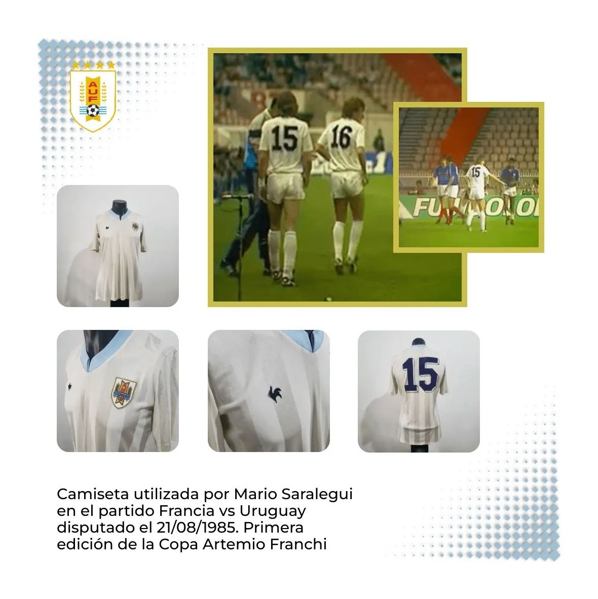 Uruguay 1985 Away Kit