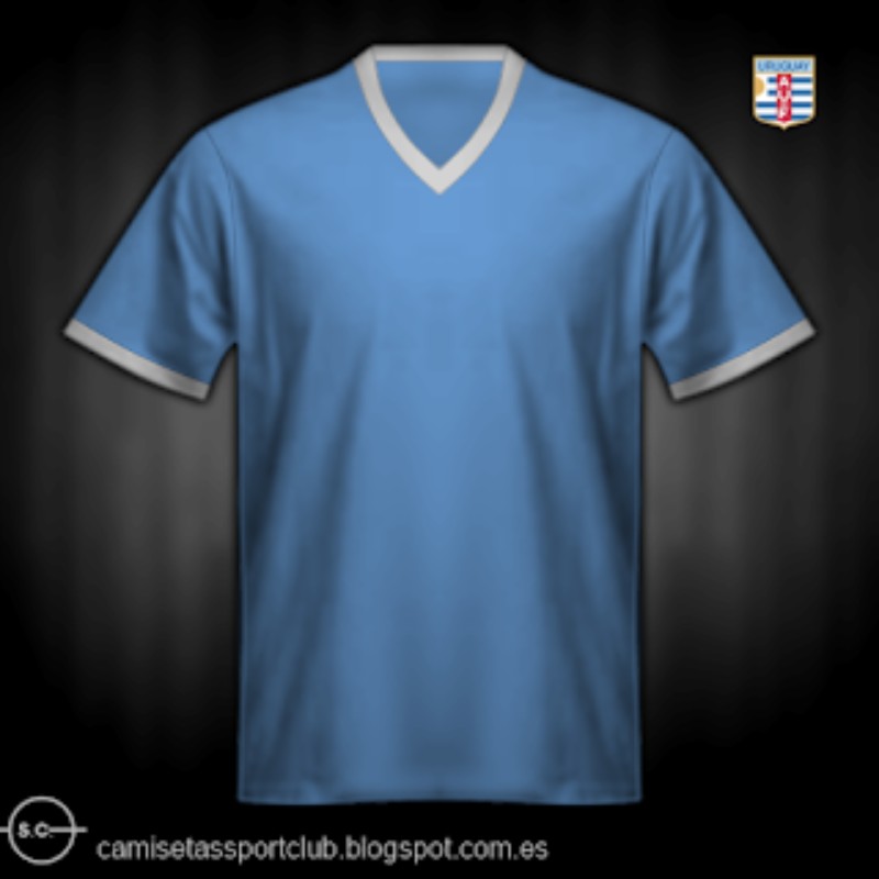 Uruguay 1966 Home Kit