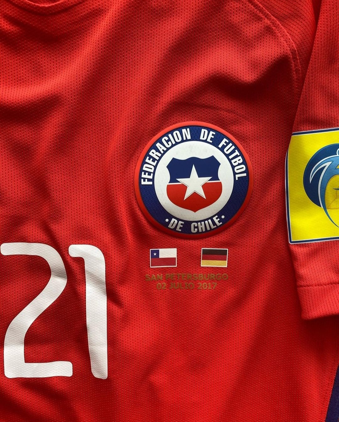 Chile 2017 Confederations Cup Final Kit