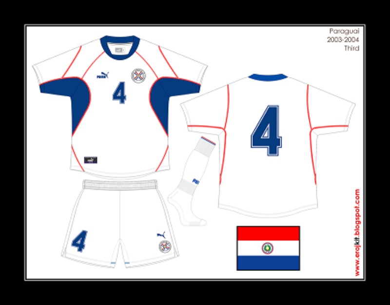 Paraguay 2003 Away Kit
