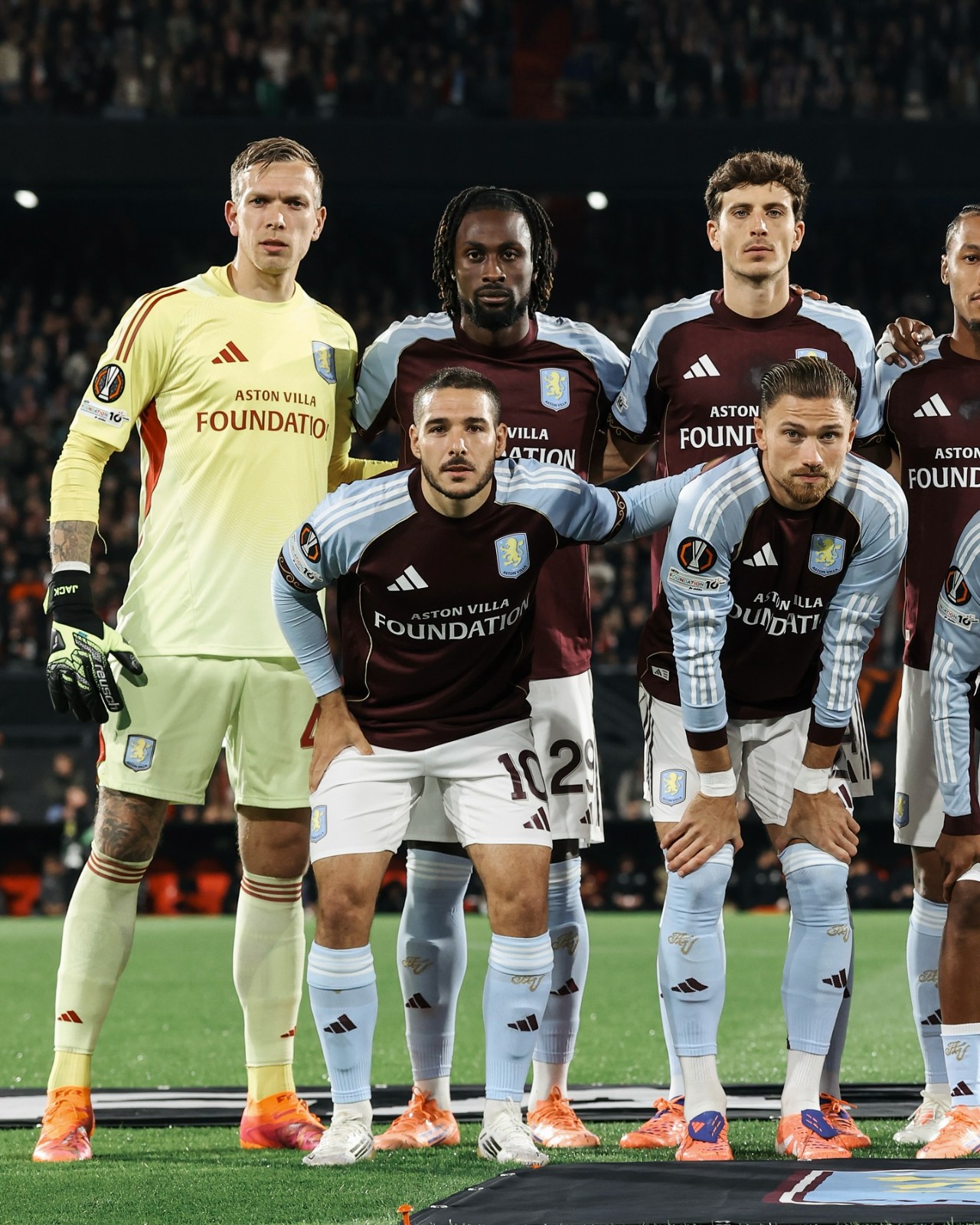 Aston Villa 2025-26 Europa League Home Kit