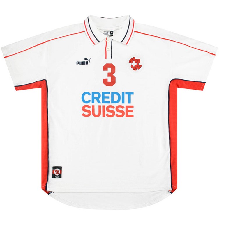 Switzerland 1998 Away Kit