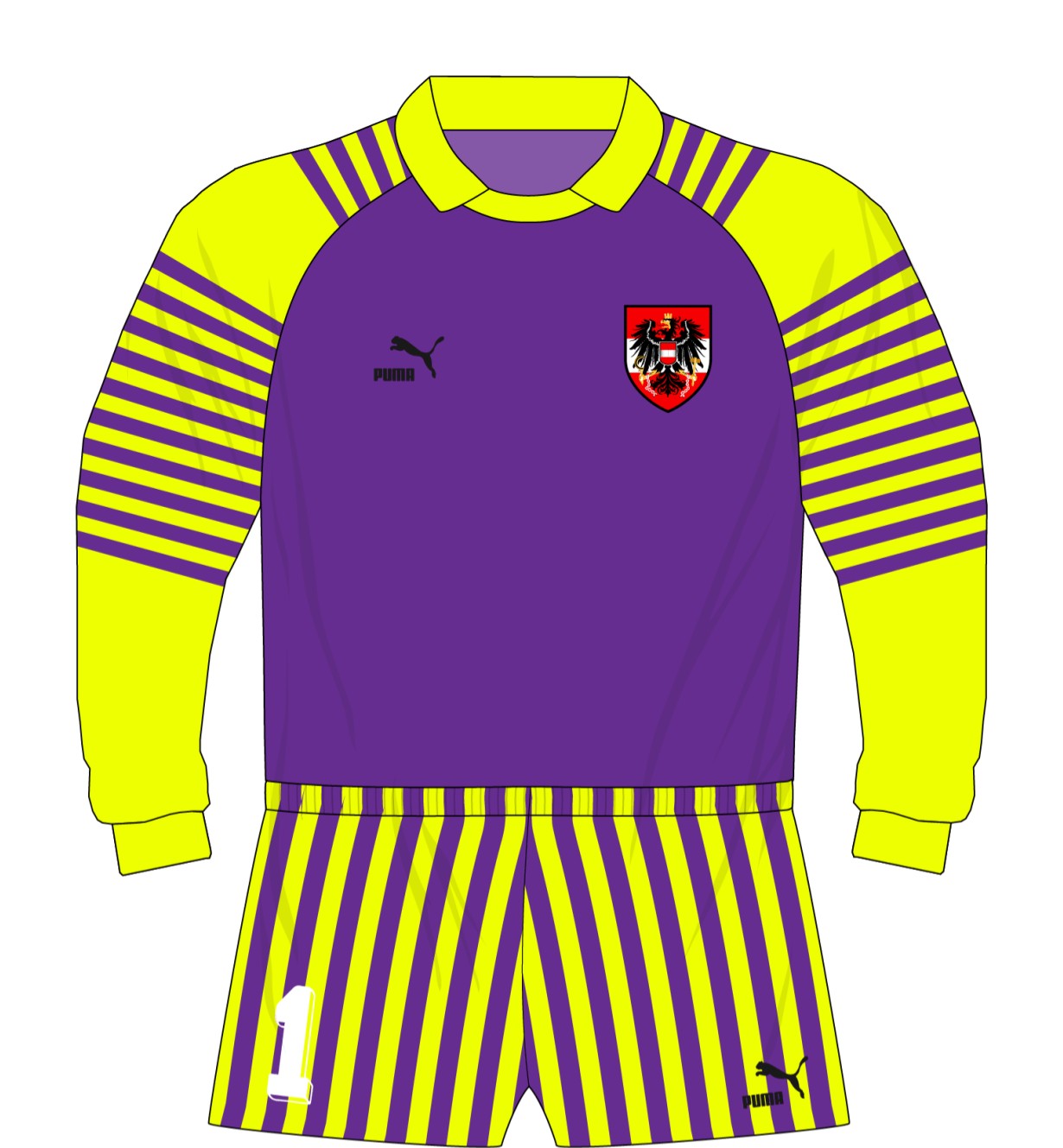 Austria 1990 GK Home Kit
