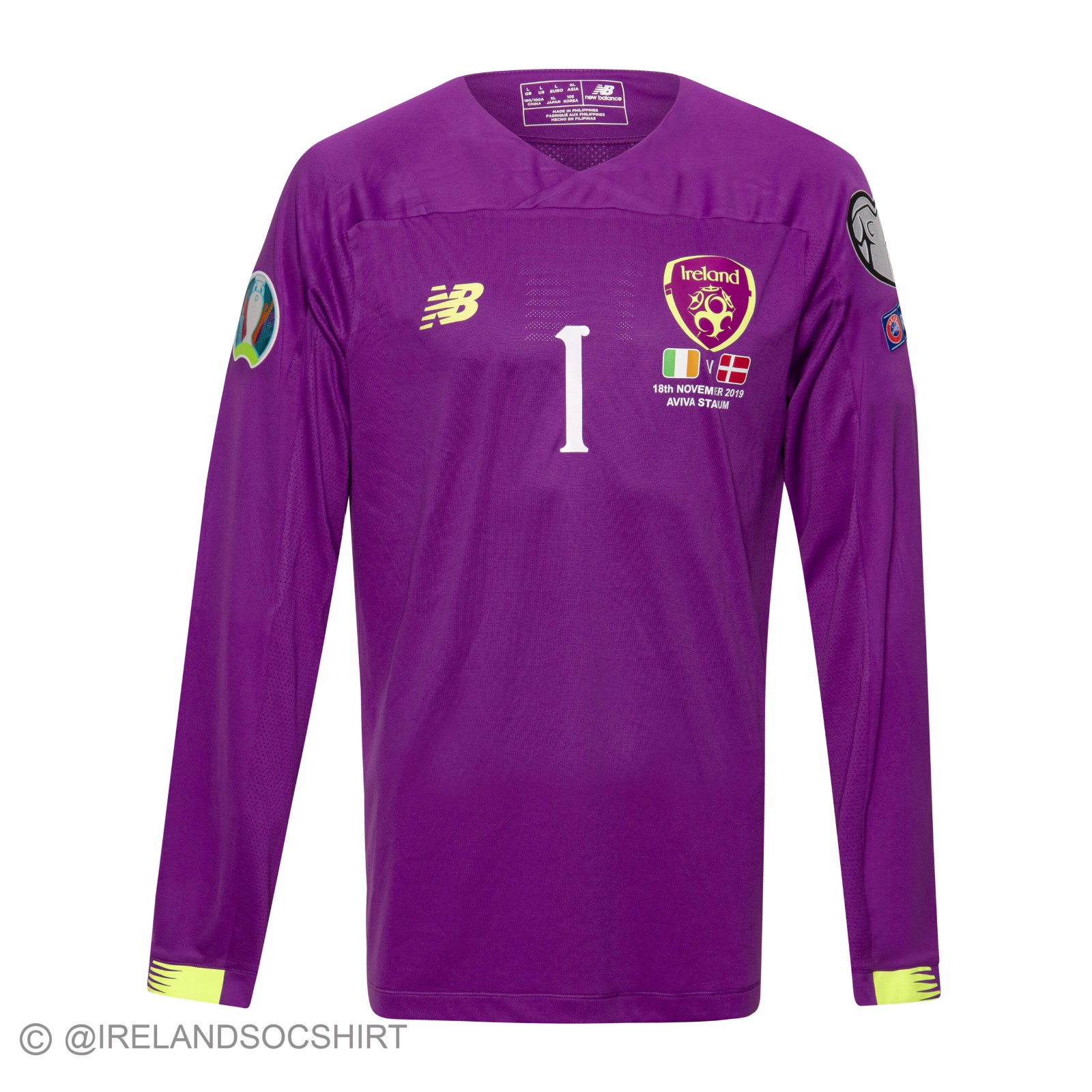 Ireland 2020 GK 1 Kit