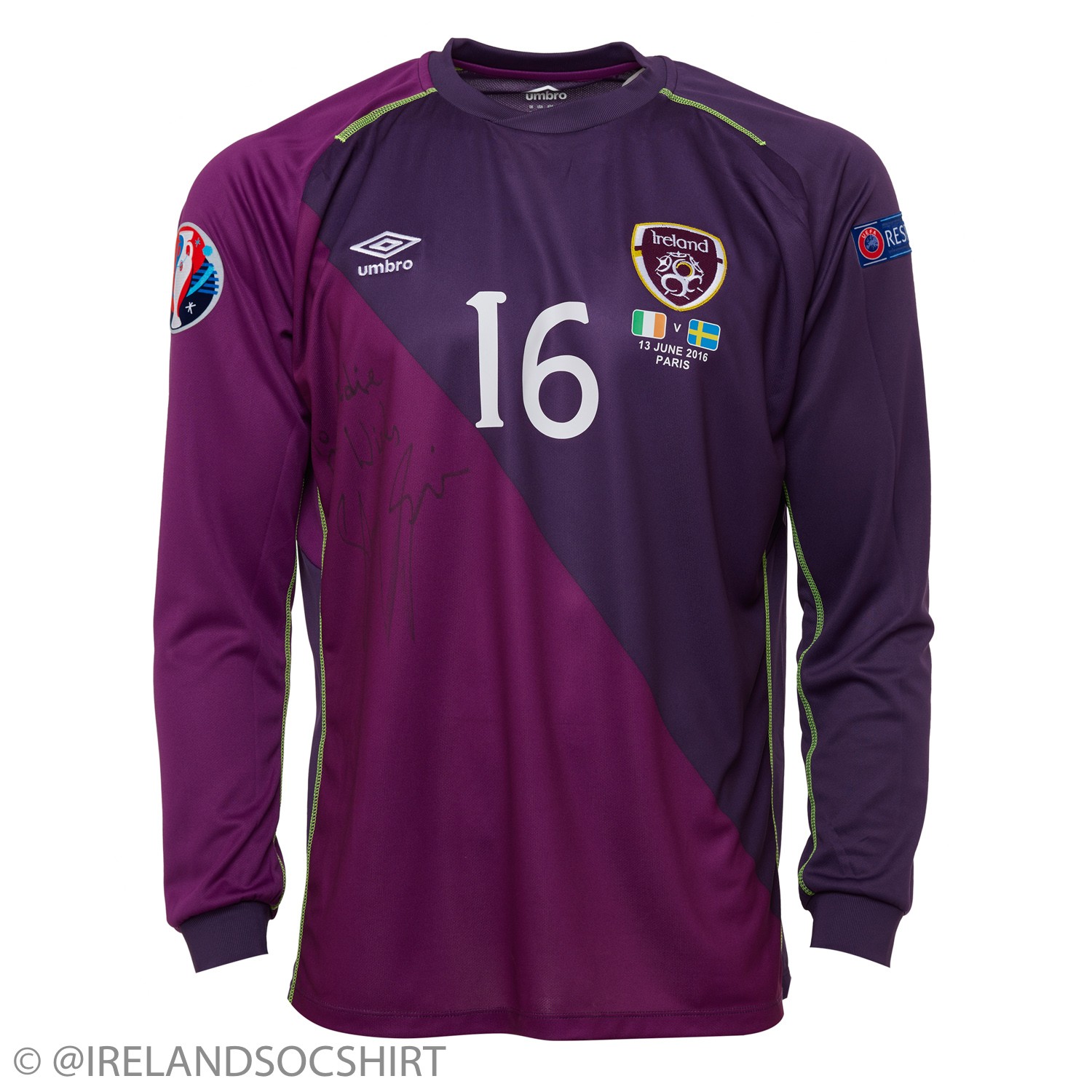Ireland 2016 GK 1 Kit