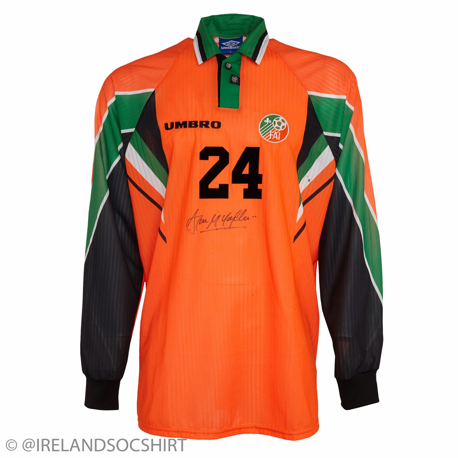 Ireland 1996 Away Kit
