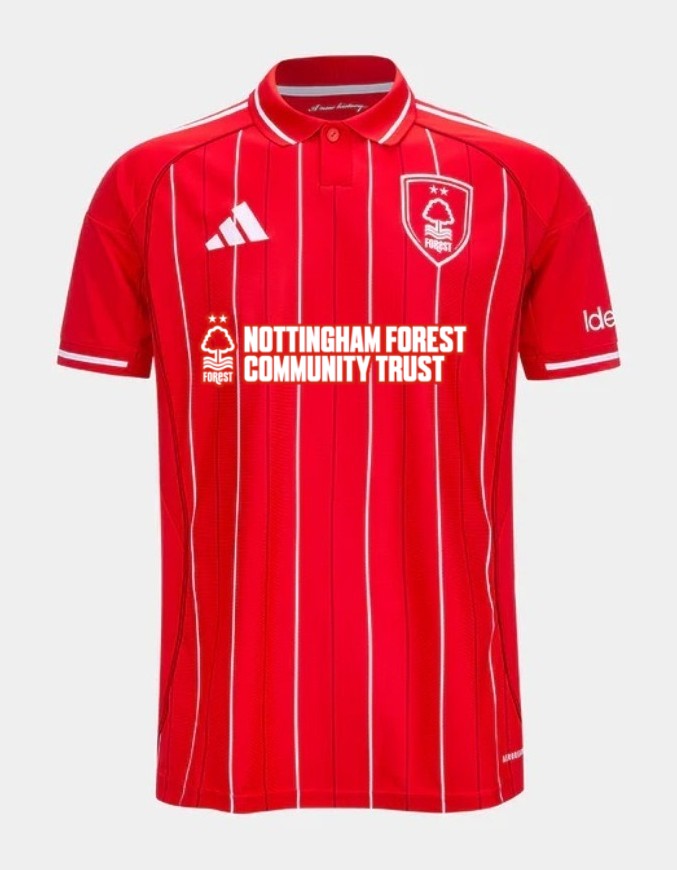Nottingham Forest 2025-26 Europa League Home Kit