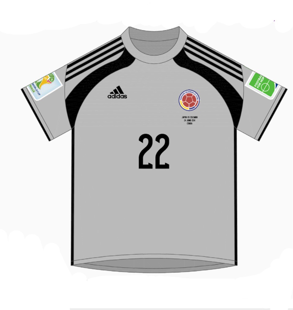 Colombia 2014 GK Away Kit