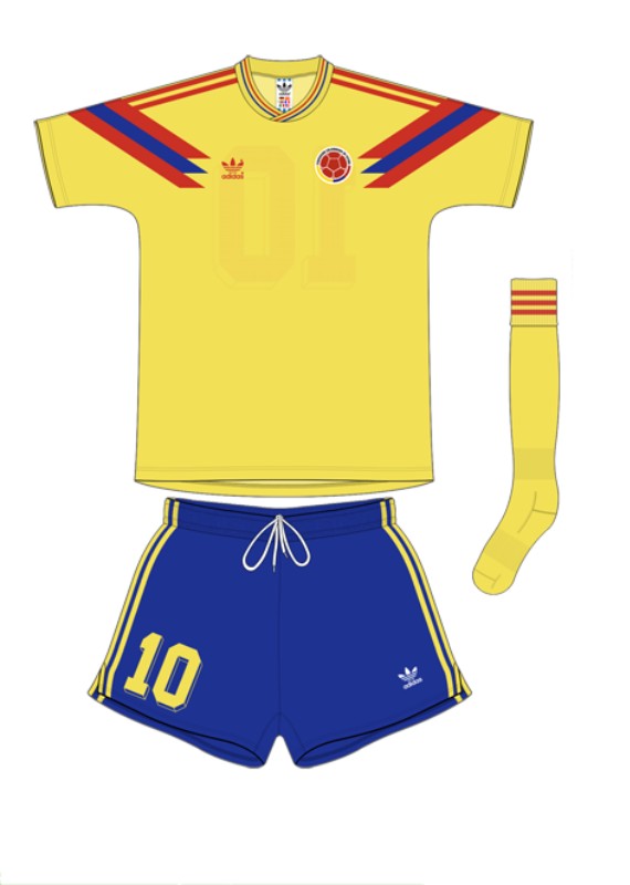 Colombia 1990 Home Kit