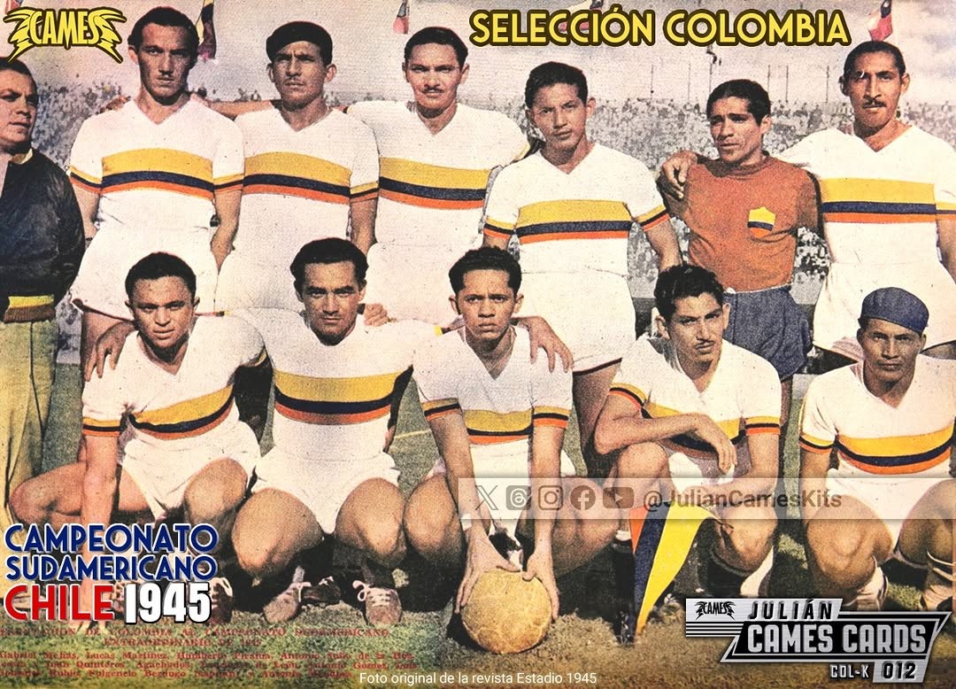 Colombia 1945 Away Kit