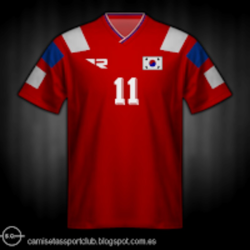 South Korea 1992 Olympics Home Kit