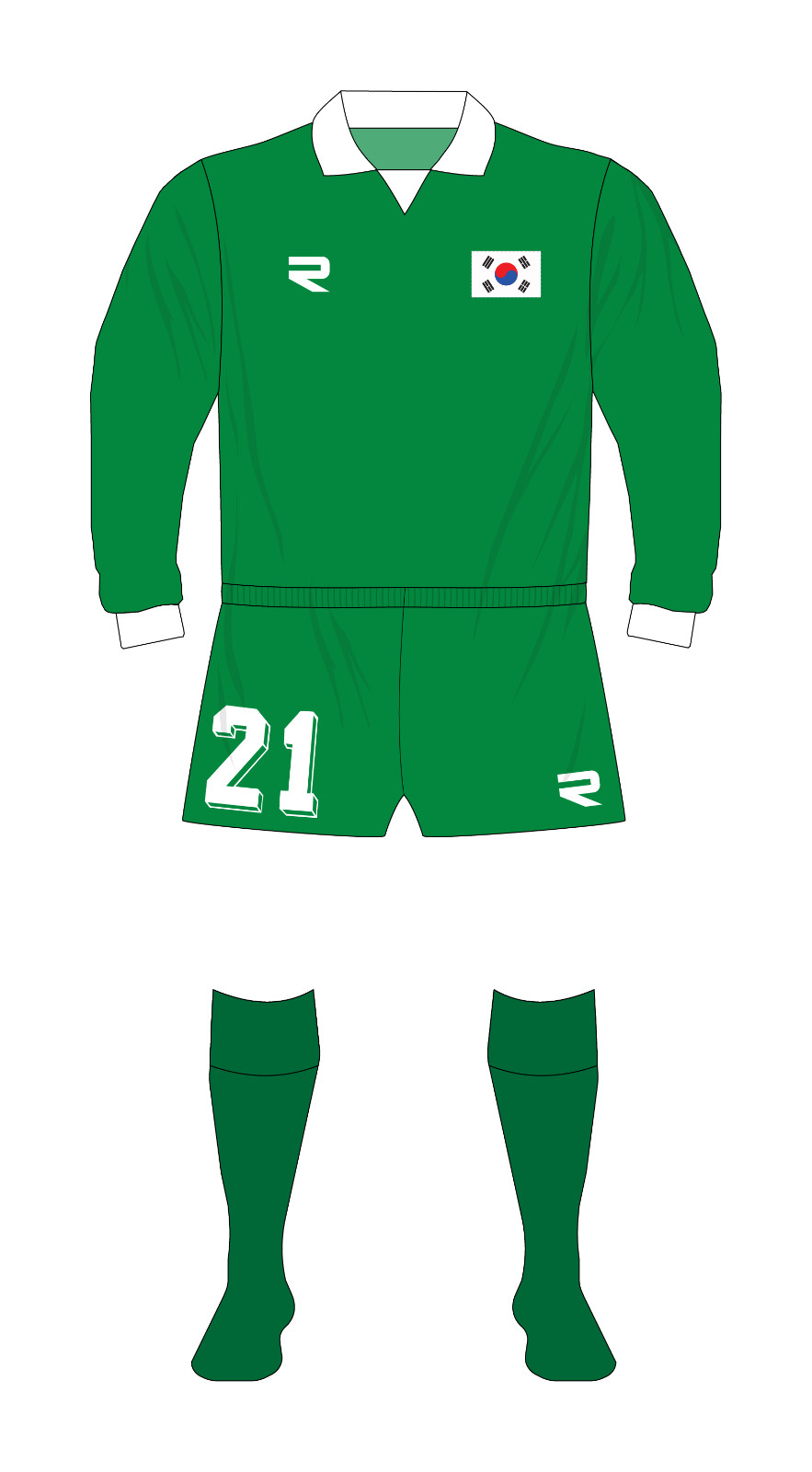 South Korea 1990 GK 1 Kit