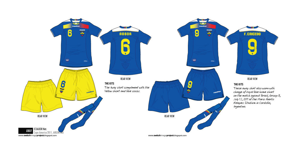 Ecuador 2011 Away Kit