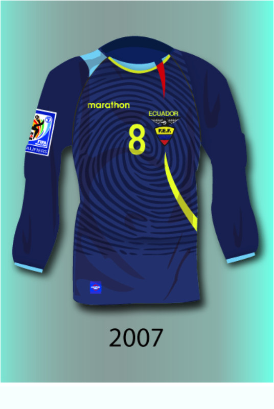 Ecuador 2007 Away Kit