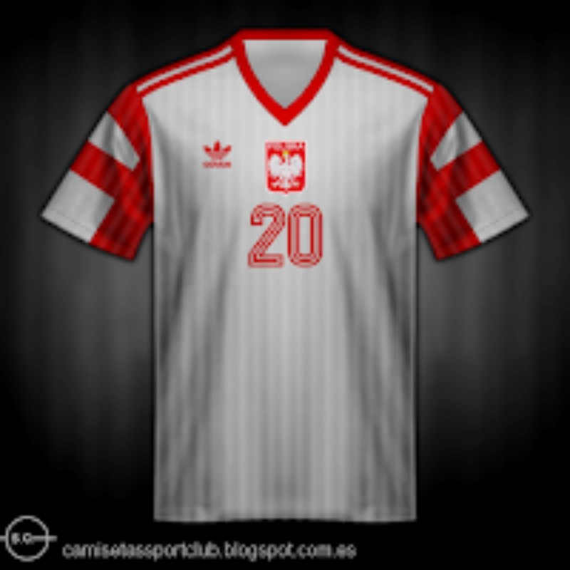 Poland 1992 Olympics Home Kit