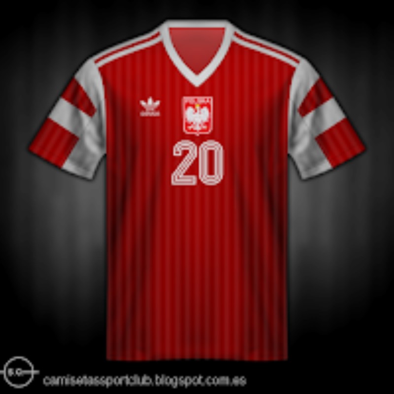 Poland 1992 Olympics Away Kit