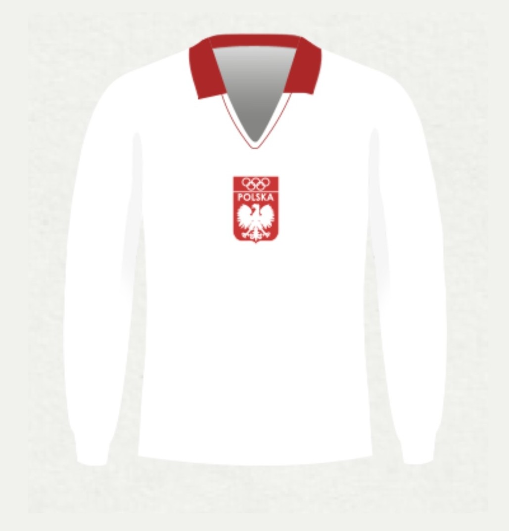 Poland 1972 Olympics Home Kit