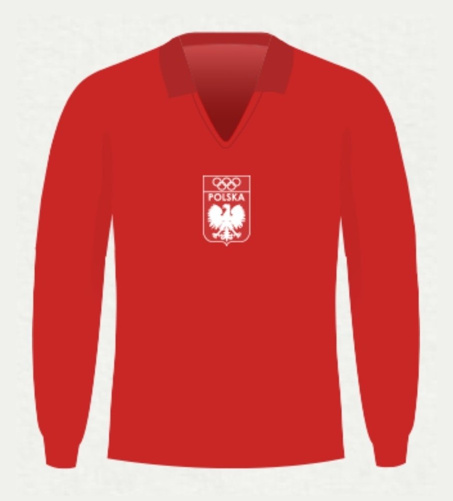 Poland 1972 Olympics Away Kit