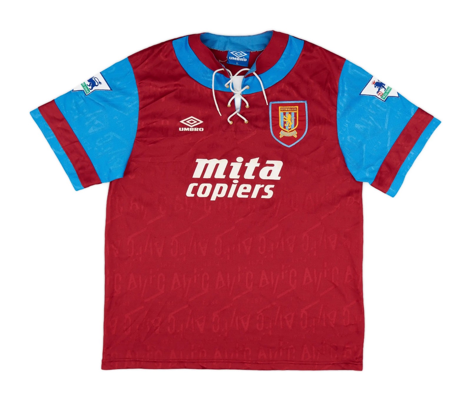 Aston Villa 1992-93 Home Kit