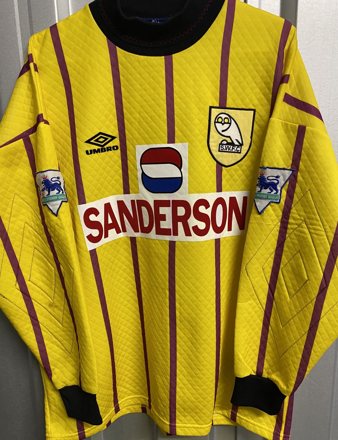 Sheffield Wednesday 1992-93 GK 3 Kit
