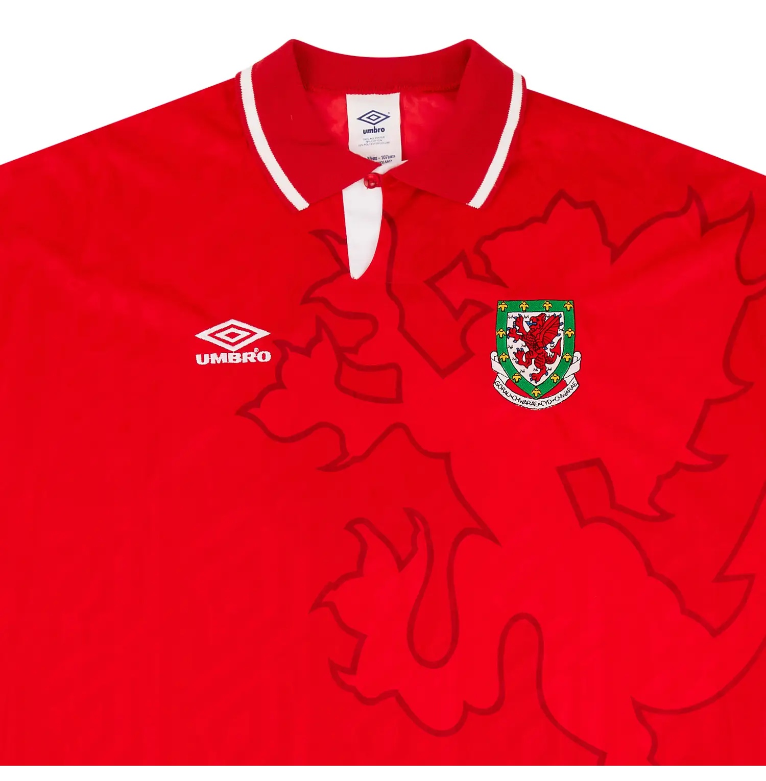 Wales 1992 Home Kit