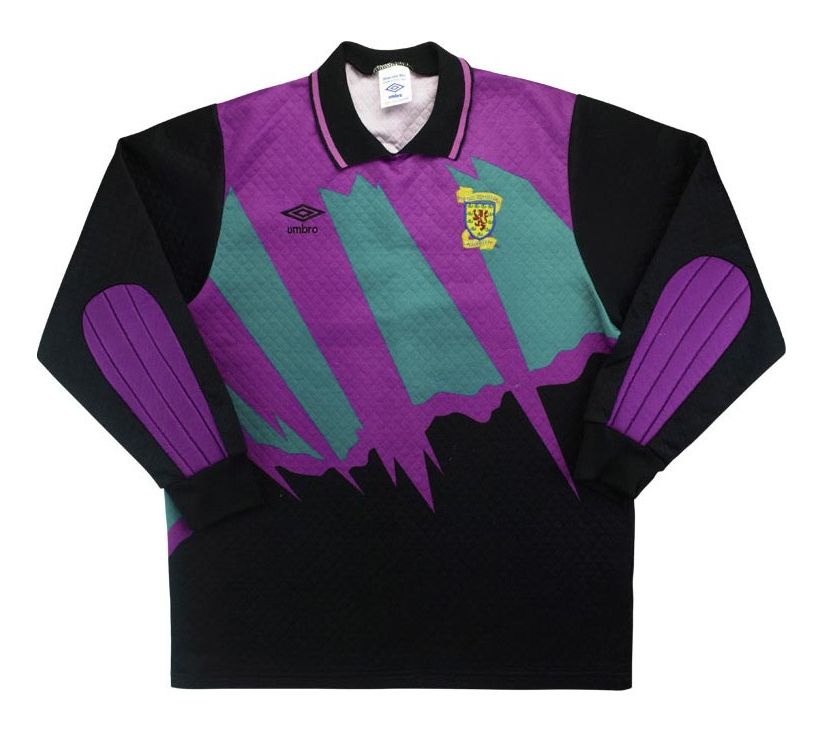 Scotland 1992 GK Away Kit