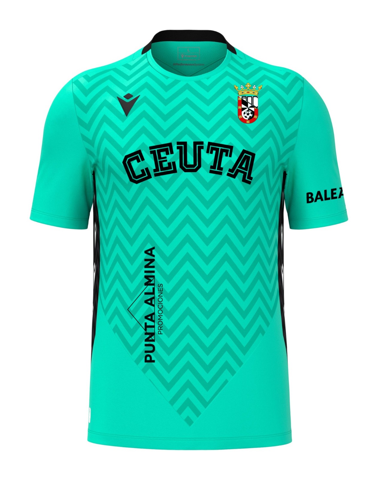 AD Ceuta 2025-26 GK 1 Kit