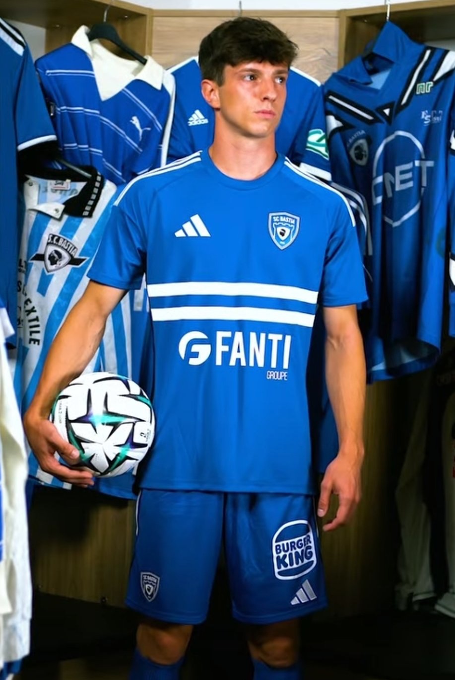 SC Bastia 2025-26 Home Kit