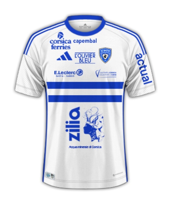 SC Bastia 2025-26 Away Kit