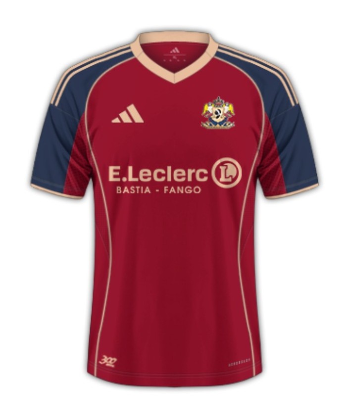 SC Bastia 2025-26 Third Kit