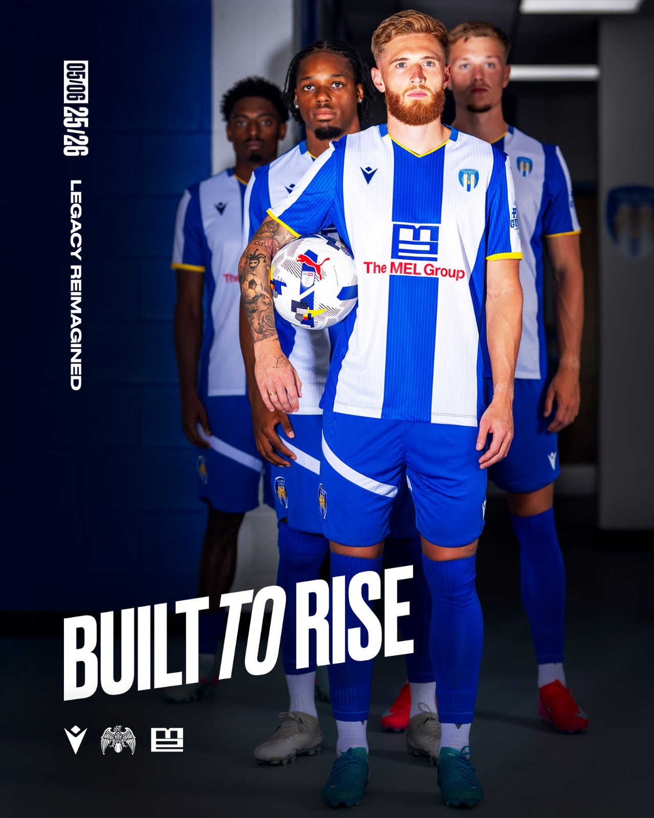 Colchester United 2025-26 Home Kit