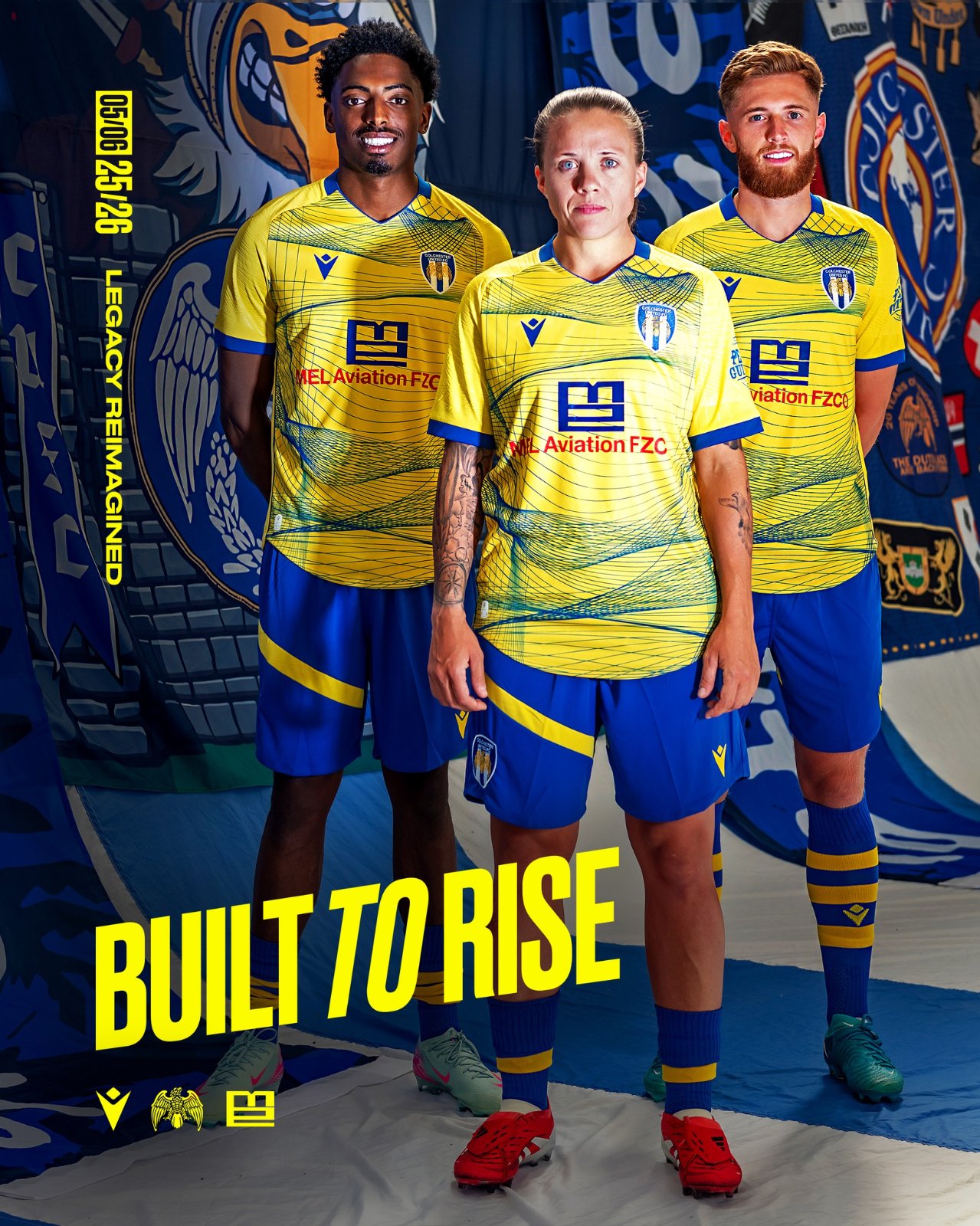 Colchester United 2025-26 Away Kit