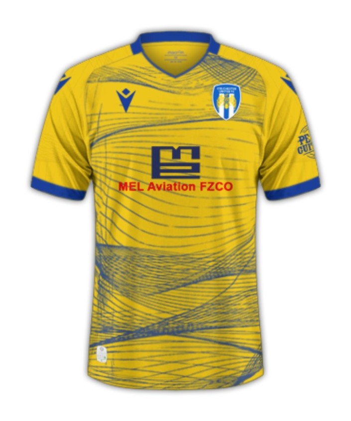 Colchester United 2025-26 Away Kit