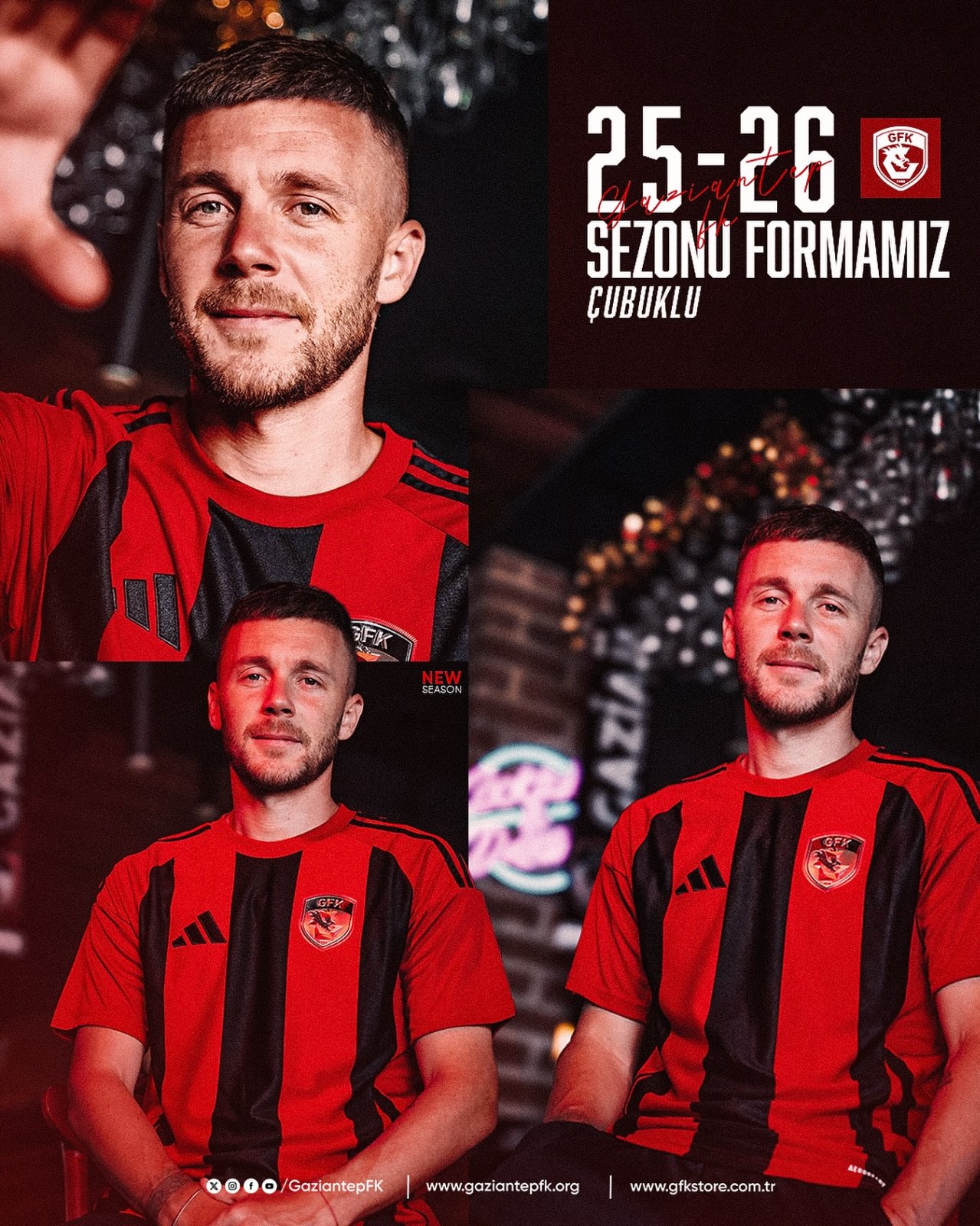 Gaziantep 2025-26 Home Kit