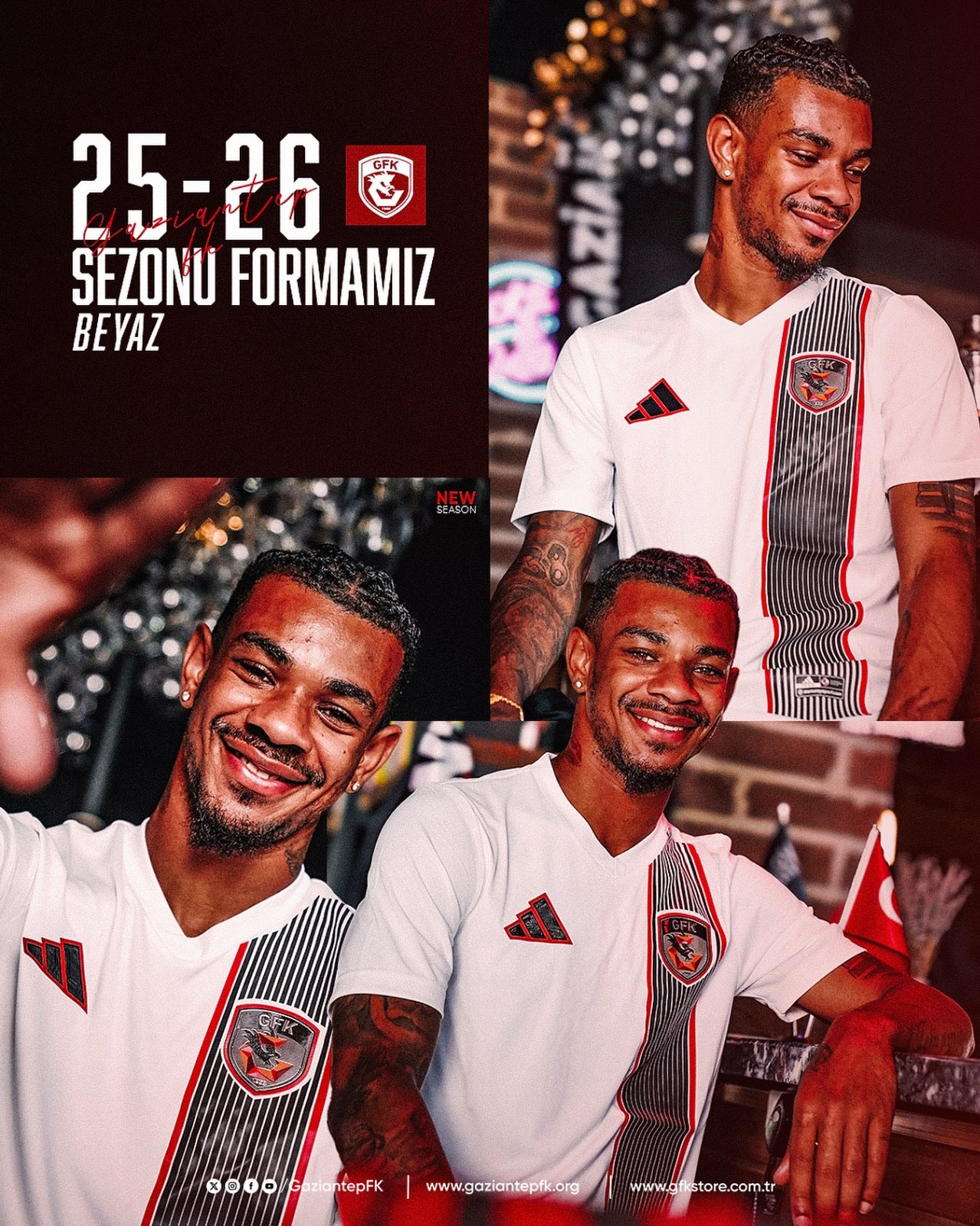 Gaziantep 2025-26 Away Kit