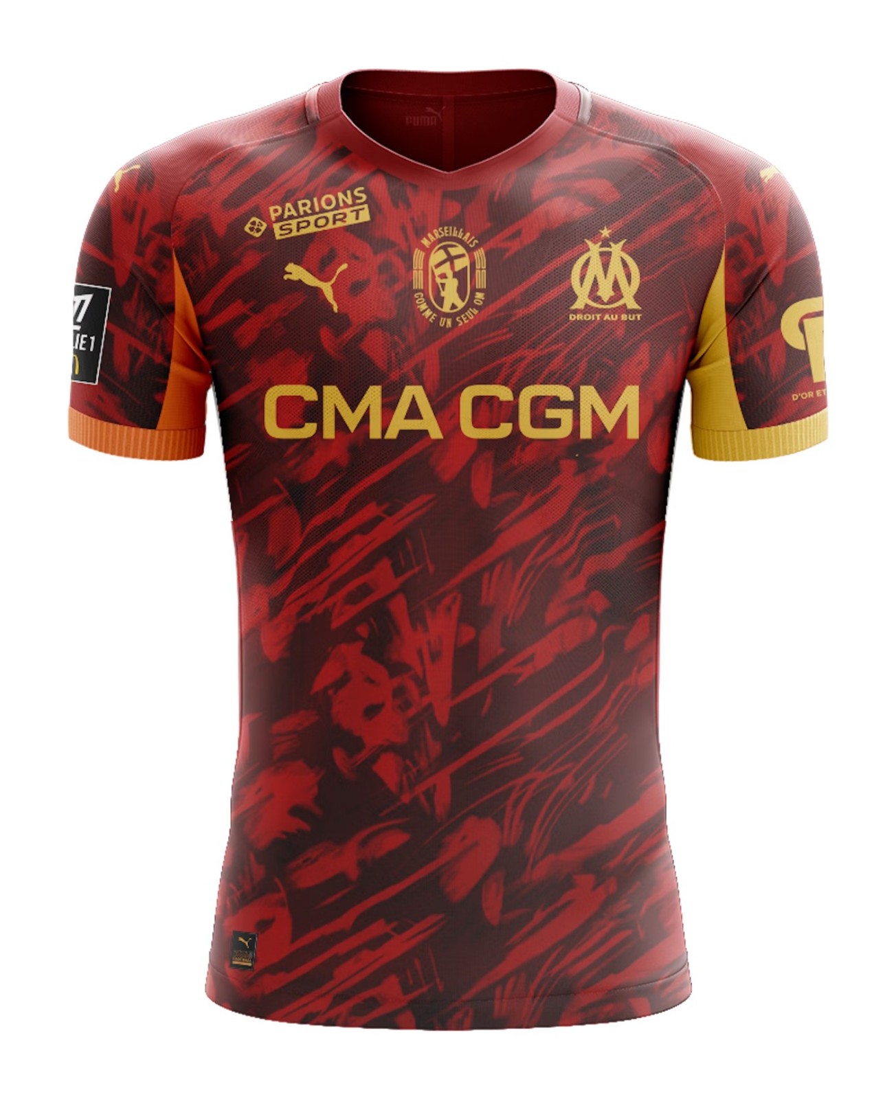 Olympique Marseille 2025-26 GK 1 V2 Kit