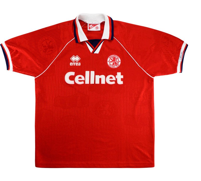 Middlesbrough 1995-96 Home Kit