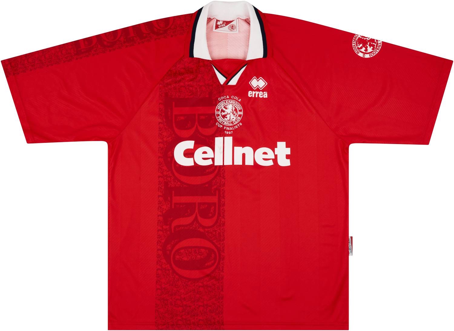 Middlesbrough 1996-97 Cup Final Kit
