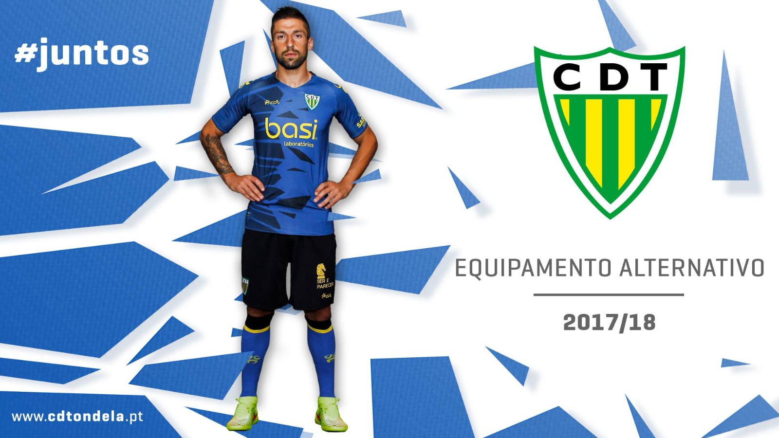 CD Tondela 2017-18 Away Kit