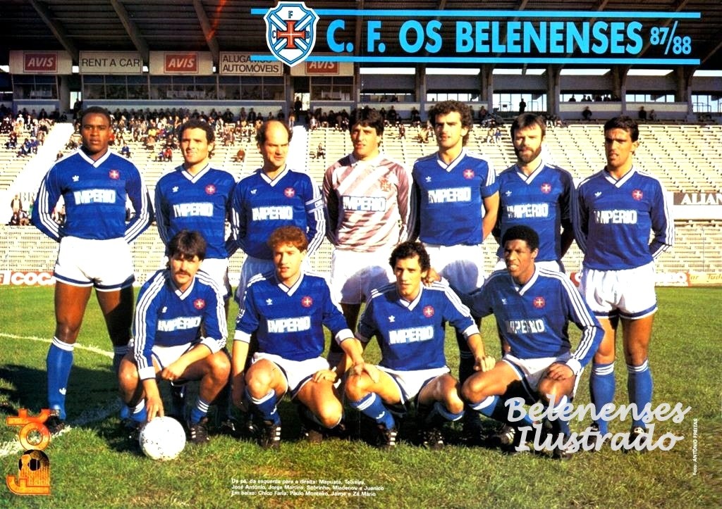 CF Os Belenenses 1987-88 Home Kit